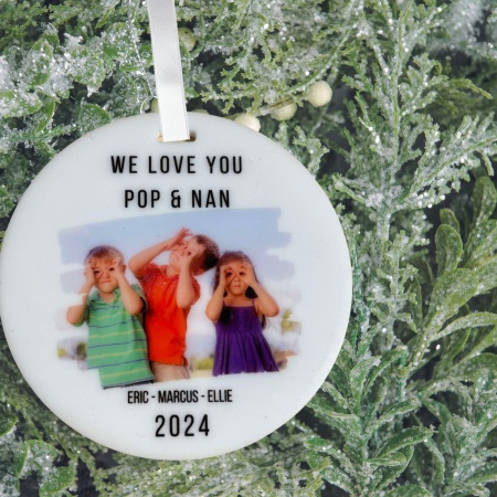 Photo Ornament Personalised