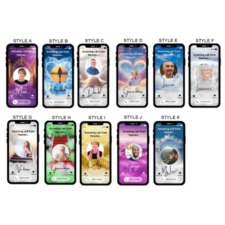 Memorial Personalised Phone Keyring