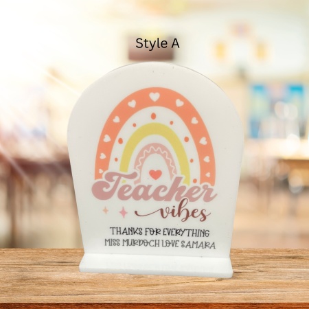 Teacher Thank You Mini Plaques