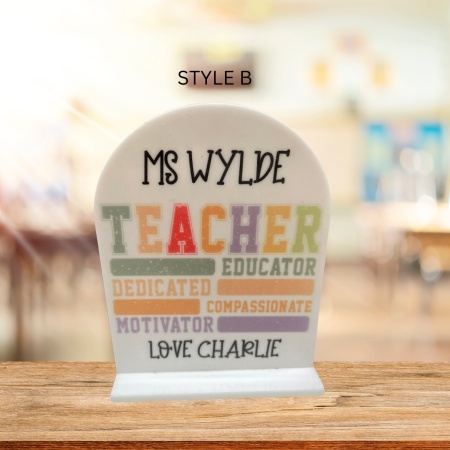 Teacher Thank You Mini Plaques