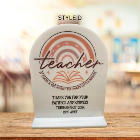 Teacher Thank You Mini Plaques