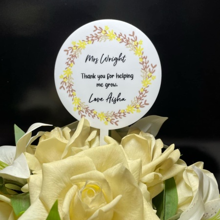 Teacher Thank you Plant Stake