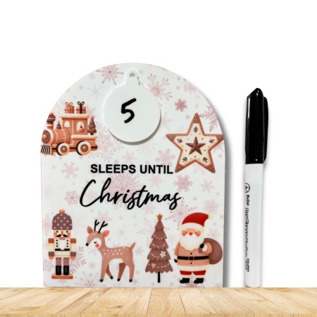 Sleeps until Christmas - Fridge Magnet or Stand
