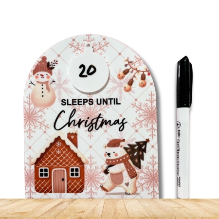 Sleeps until Christmas - Fridge Magnet or Stand