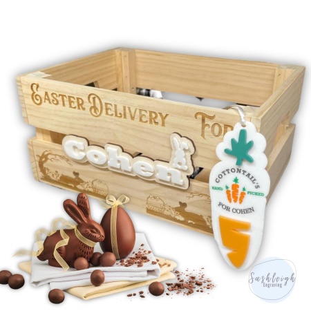 Easter Carrot Personalised Ornament