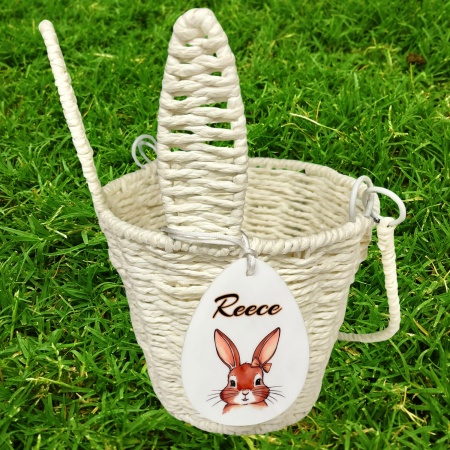 Easter Bunny Ornament - Personalised