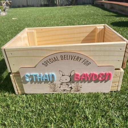 Easter Crate Personalised