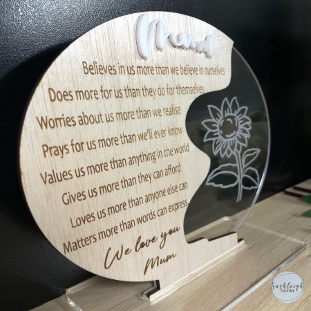 Mum Plaque