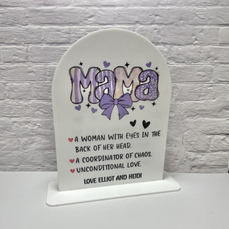 Mama Plaque