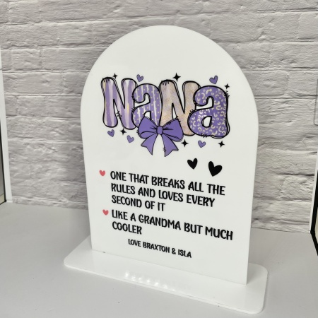 Nana Plaque