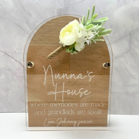Nannys House Plaque