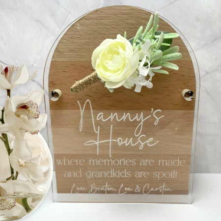 Nannys House Plaque
