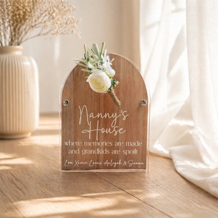 Nannys House Plaque
