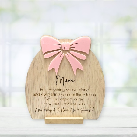 Mum Plaque