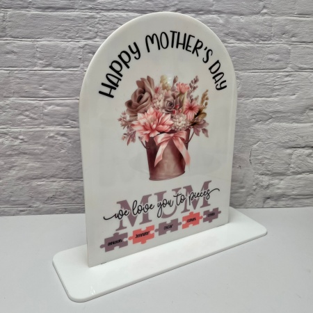 Mothers Day Plaque with personalisation