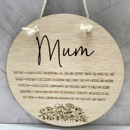 Mum Defination Plaque