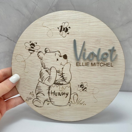 Baby Announcement - Pooh