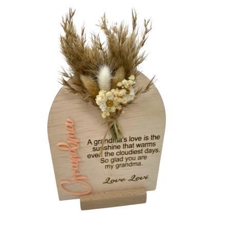 Grandmas Love Plaque