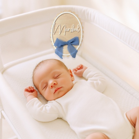 Baby Announcement Name Plaque