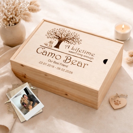Personalised Tree of Life - Keepsake Pet Memorial Box