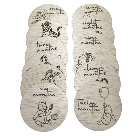 Winnie the Pooh Milestone Monthly Discs