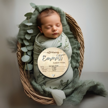 Baby Announcement Disc