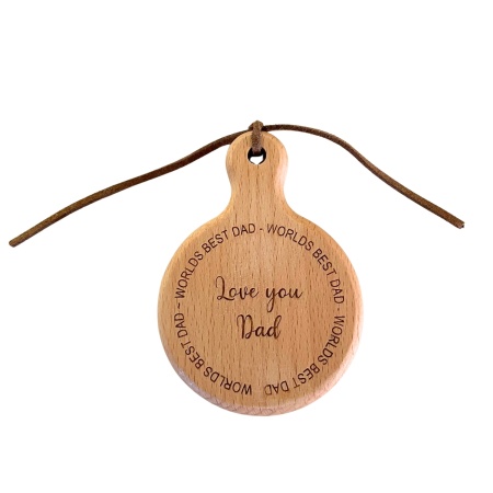 Personalised Engraved Wooden Bottle Opener - Perfect Gift for Dad