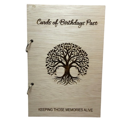 Cards of Birthdays/Christmas Past Holder