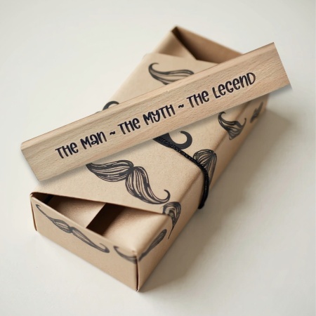 Personalised wood pen and box