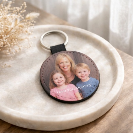 Personalised Photo Keyring for Mum