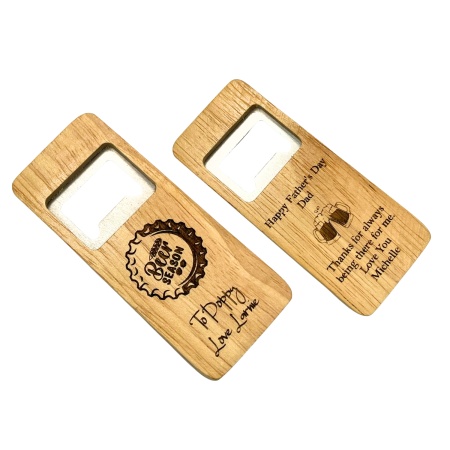 Personalised Wood Bottle Opener