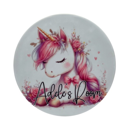 Personalised Childrens Plaque - Unicorn Design