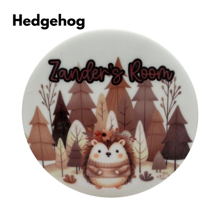Personalised Bedroom Plaque - Woodland Creatures