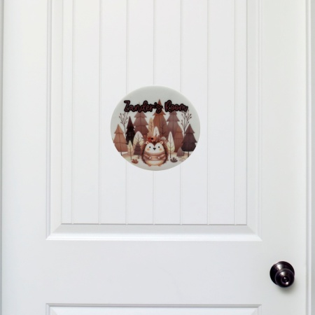 Personalised Bedroom Plaque - Woodland Creatures
