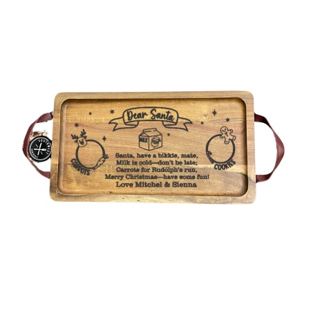 Personalsied Australian Vibe Santa Tray