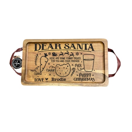 Personalised Santa Tray