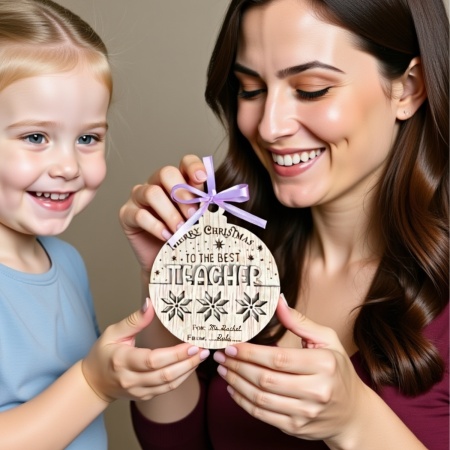Teacher Personalised Ornament Gift | 2 Variations
