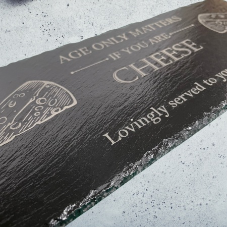 Engraved Slate Cheese Board Personalised