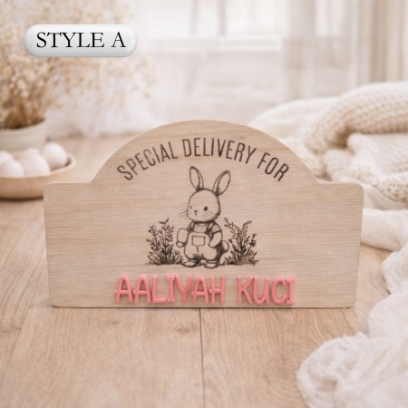 Personalised Name Panels for Easter Crate/Basket