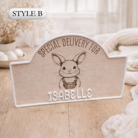 Personalised Name Panels for Easter Crate/Basket